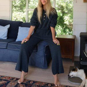 NWT Free People Hailee Sweater Set - Navy